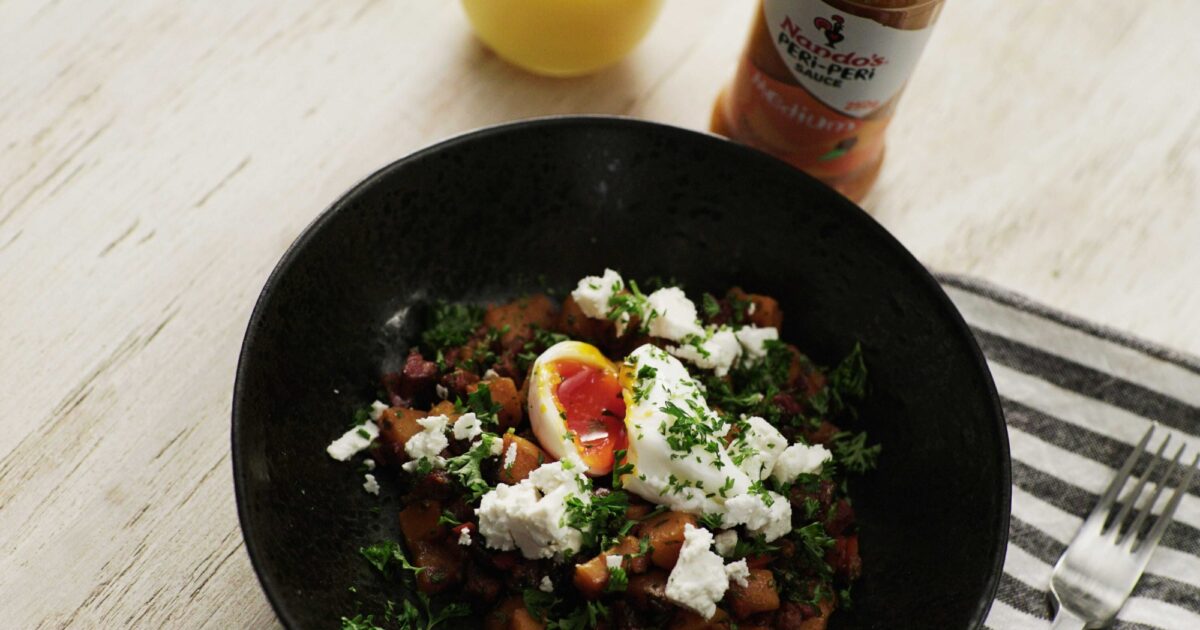 Chorizo & Sweet Potato PERi-PERi Chilli Sauce Hash Recipe | Nando's