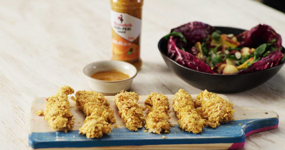OvenBaked Cornflake PERiPERi Chicken Recipe Nando's