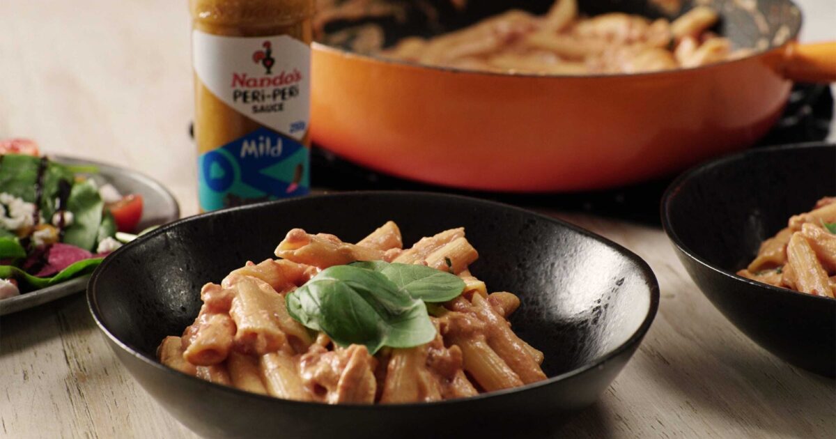 Creamy PERi-PERi Chicken Pasta Recipe | Nando's New Zealand