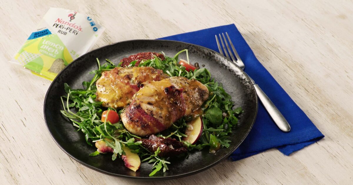 Cheesy Lemon & Herb PERi-PERi Stuffed Chicken Recipe | Nando's